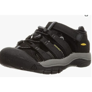 Keen Kid's Unisex Newport H2 Closed Toe Water Shoe Sandal Sneaker Black Gray 2